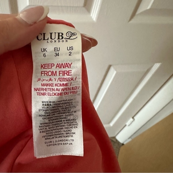 PINK Club L One Sleeve Mini Dress - Picture 7 of 11